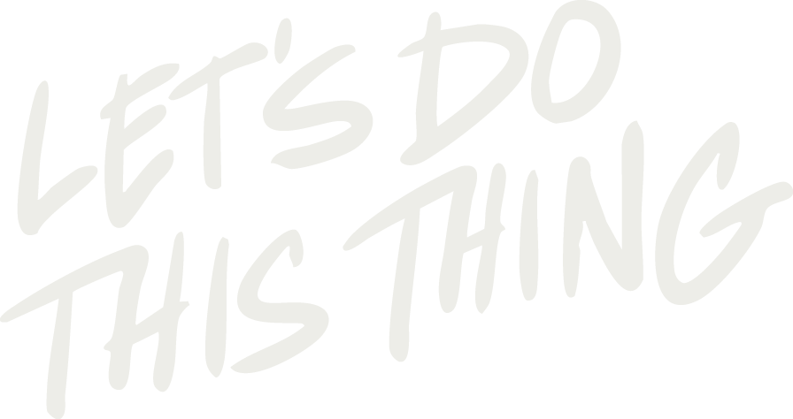 Live Drawing - Let's Do This Thing - White